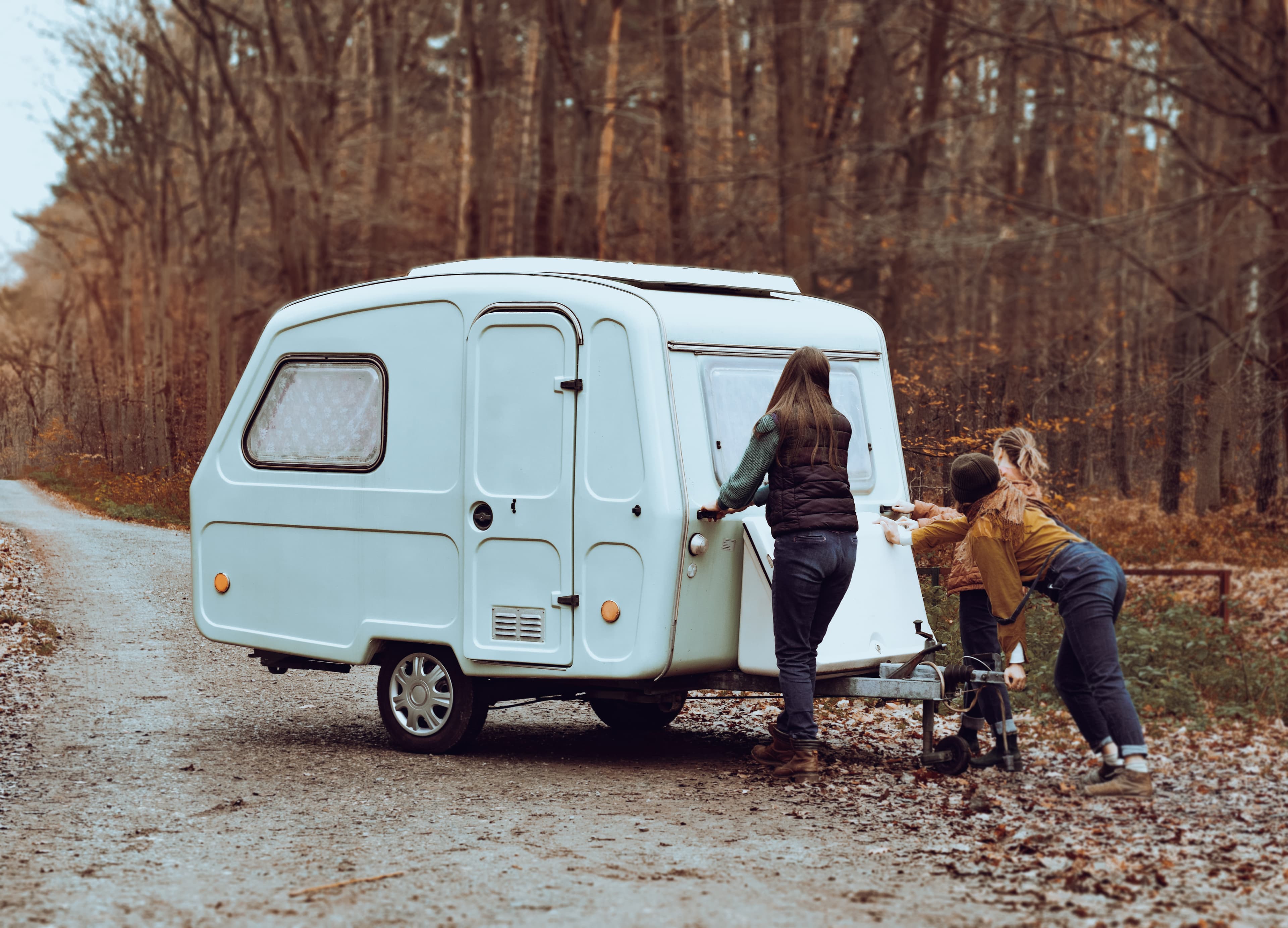 us and our van